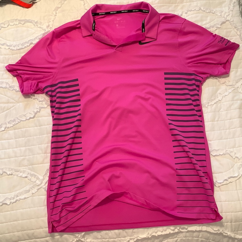 Size medium Nike golf shirt from The Woodlands Country Club